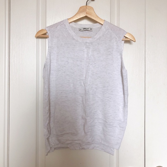 Zara basic knit vest - Picture 1 of 3